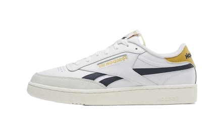 Кроссовки Reebok Club C Revenge, бело‑черно‑желтые