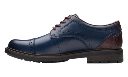 Мужские туфли Clarks Un Shire Vibe, темно-синие