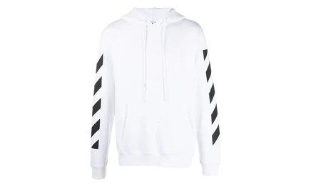 Худи Off-White Diag Arrow Slim, белая