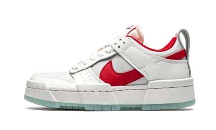 Женские кроссовки Nike Dunk Low Disrupt, бело-красные