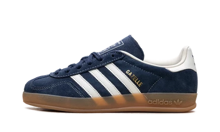 Кроссовки Adidas Gazelle Indoor, тёмно-индиго/айвори