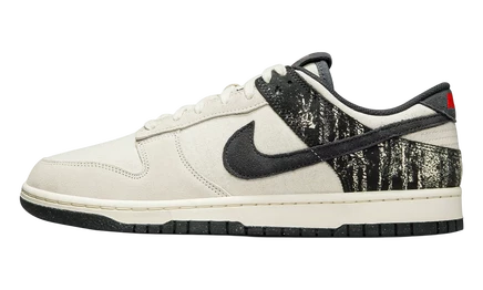 Мужские кроссовки Nike Dunk Low Retro SE, бежево-серо-красные