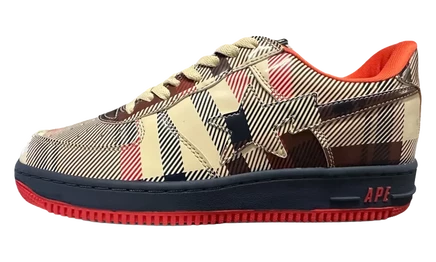 Мужские кроссовки Bape Bape Sta Low, бежево-красные