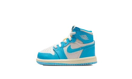 Детские кеды Jordan Air 1 Retro High OG TD UNC Reimagined