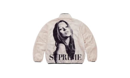 Флисовая куртка Supreme «Kate Moss», натуральная