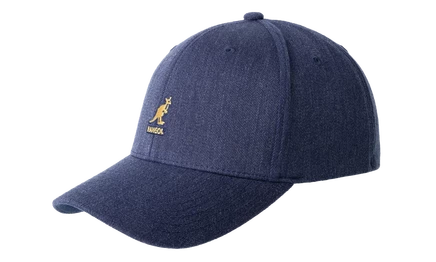Унисекс-бейсболка Kangol Wool Flexfit 8650BC, джинсовая