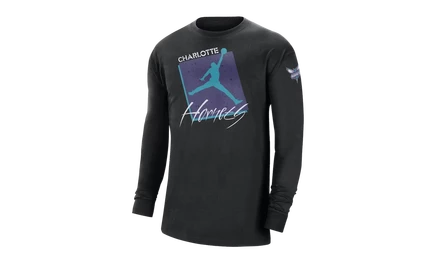 Мужская футболка Nike NBA Hornets Max 90, черная