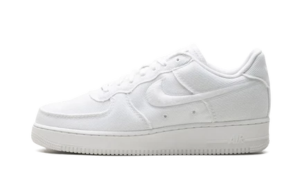 Кроссовки Nike Air Force 1 Low Canvas, белые с коричневым