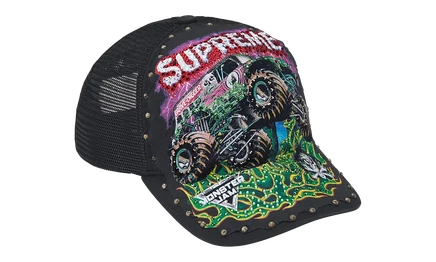 Унисекс кепка Supreme Grave Digger 5-панельная, черная