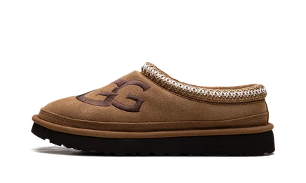 Тапочки Ugg Tasman Logo, каштановые