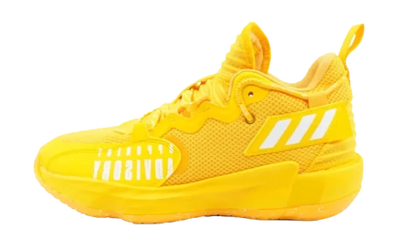 Кроссовки Adidas DAME 7 EXTPLY, желтые