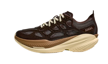 Кроссовки Hoka Mach X Caged, коричнево-бежевые