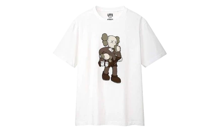 Унисекс-футболка KAWS Uniqlo Clean Slate, белая