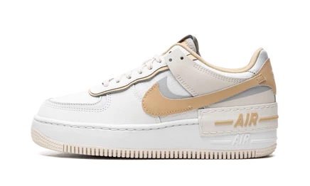Женские кроссовки Nike Air Force 1 Low Shadow «Sail Tan», бело-песочные