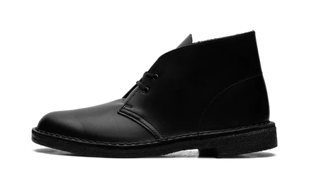 Ботинки Clarks Desert Boot, черные полированные
