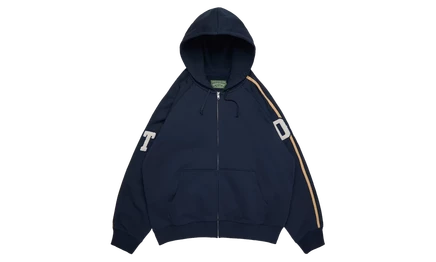 Мужское худи Denim Tears Chenille DT914, темно-синее