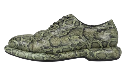 Мужские оксфорды Clarks Oxford 1, зеленые под змею