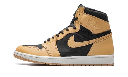 Кроссовки Jordan Air Jordan 1 Heirloom 555088, бежево-черные