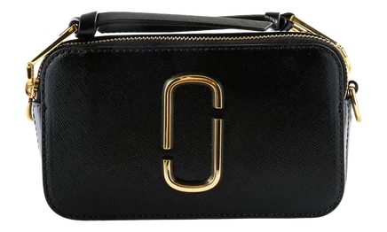 Сумка Marc Jacobs The Snapshot CB Chain, черно-белая