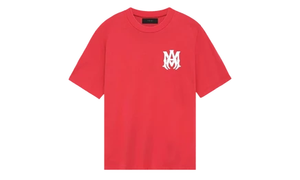 Мужская футболка Amiri MA Core Logo, красная/белая