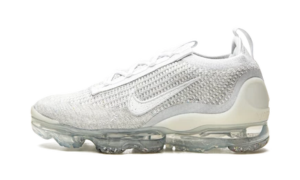 Кроссовки Nike Air VaporMax 2021 Flyknit, бело-платиновые
