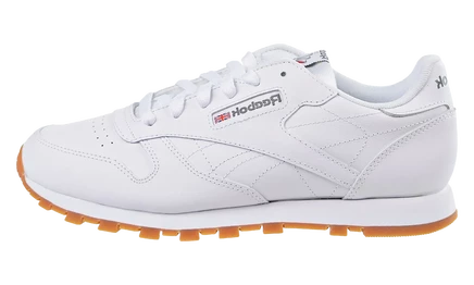 Детские кроссовки Reebok Classic Leather GS, белые