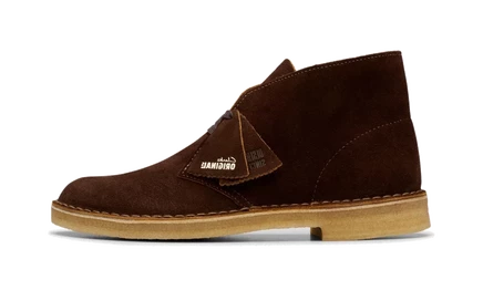 Ботинки Clarks Desert Boot, каштановые замшевые