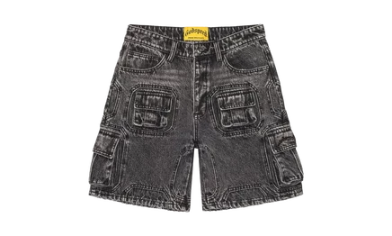 Джинсовые шорты Godspeed New York Octagon Cargo, серые