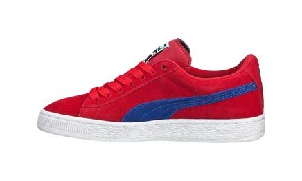 Детские кроссовки Puma Suede, красно-синие