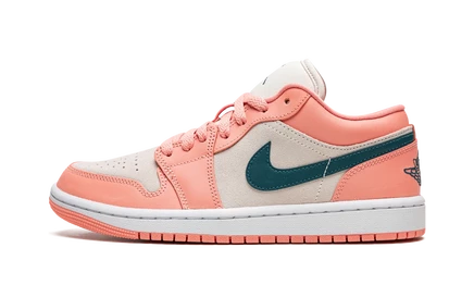 Женские кроссовки Jordan Air Jordan 1 Low, розово-бежевые
