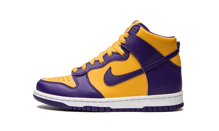 Детские кроссовки Nike Dunk High GS «Lakers»