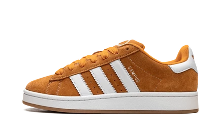 Кроссовки Adidas Campus 00 из оранжевого замша