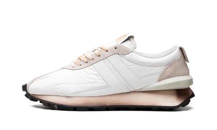 Мужские низкие кроссовки Lanvin Bumper Nylon, бело-бежевые