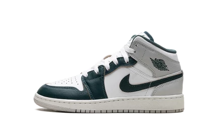 Детские кроссовки Jordan 1 Mid SE FQ8088, оливково-зеленые