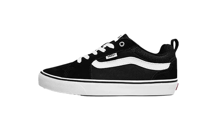 Унисекс кеды Vans Filmore Low замша/текстиль, черно-белые