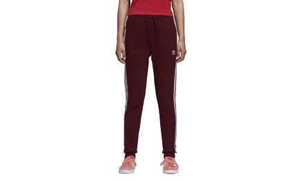 Спортивные брюки Adidas Trefoil Cuffed, бордово-белые