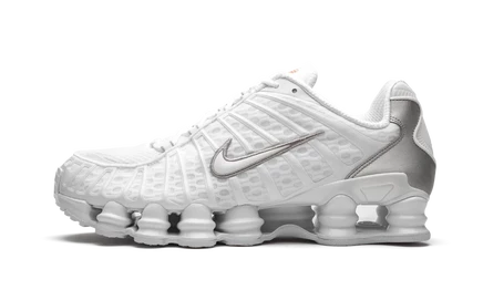 Кроссовки Nike Shox TL AV3595, бело-серебристые