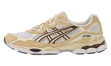 Мужские кроссовки ASICS Gel-NYC, бело-коричневые