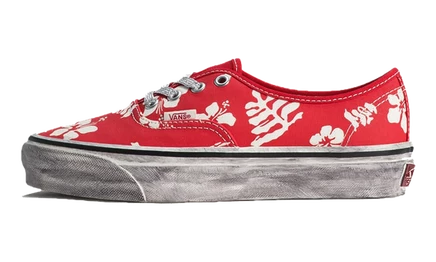 Мужские кеды Vans Premium Authentic Aloha, красно-белые