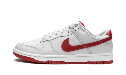 Унисекс кроссовки Nike Dunk Low, серый/красный