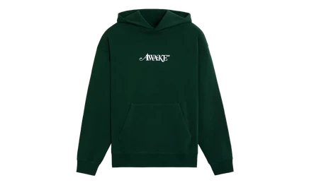 Мужское худи Awake NY Classic Logo, зеленое