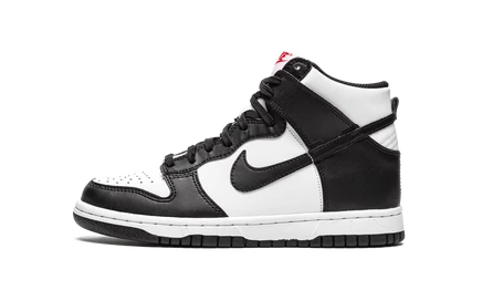 Детские кроссовки Nike Dunk High, черно-белые