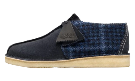 Мужские ботинки Clarks Desert Trek, темно-синие твидовые