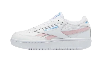 Женские кроссовки Reebok Club C Double Revenge, бело-розовые