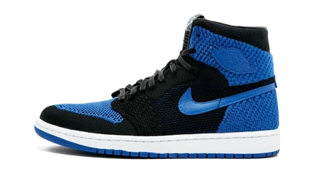 Кроссовки Jordan 1 Retro High Flyknit, королевский синий