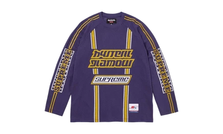 Лонгслив Supreme Hysteric Glamour, фиолетовый