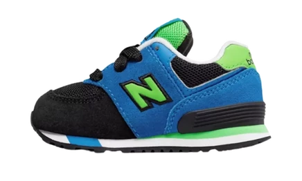 Детские кроссовки New Balance 574 TD, сине-зеленые