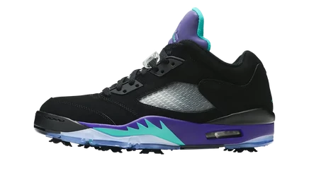 Кроссовки Jordan AJ5 Golf, черно-виноградные