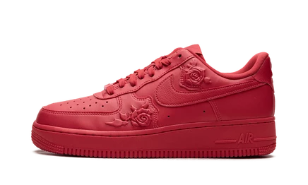 Женские кроссовки Nike Air Force 1 Low '07, красные с принтом
