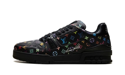 Кроссовки Louis Vuitton Trainer Takashi Murakami, черные
